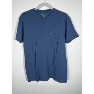 Birddogs slate blue short sleeve logo tshirt M golf casual athleisure classic